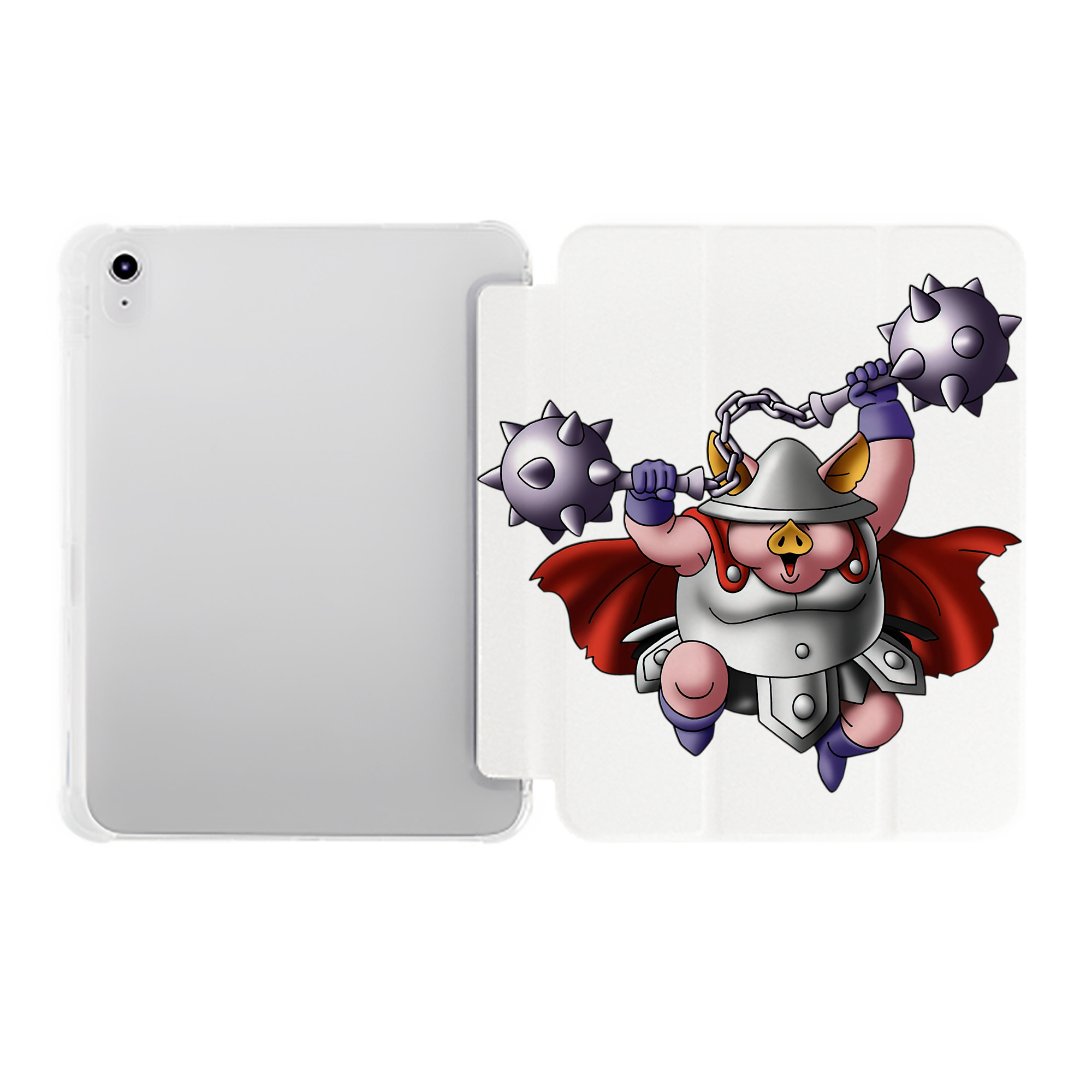 （画像用） ドラゴンクエスト Doragon Kuesuto Dragon Quest IPad ケース ペン収納付き 三つ折りスタンド PUレザー×シリコン 対応機種9.5/10.5/10.9インチ